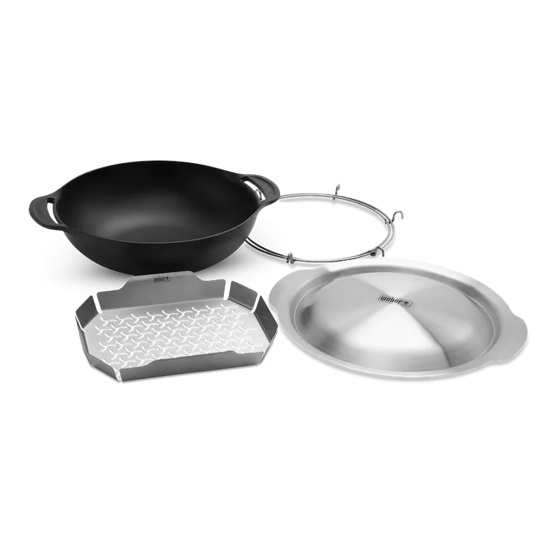 Weber CRAFTED Wok & Steamer Set