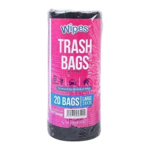 WIPES TRASH BAG 24 36